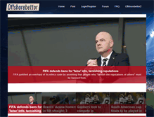 Tablet Screenshot of offshorebettor.com